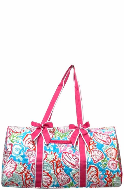 Quilted Duffle Bag-SDQ2626/H/PINK